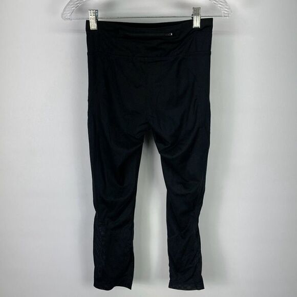 Nike Power Sprinter Running Capri Crop Leggings Womens Small 884014 010 - Picture 2 of 9